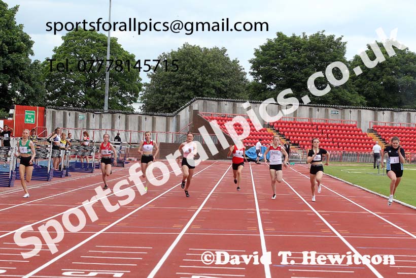 100 metres, 2021 Northumberland, Durham and Cleveland Schools. Photo: David T. Hewitson/Sports for All Pics